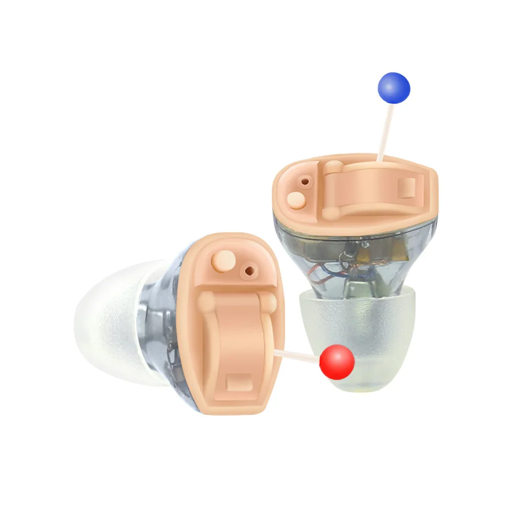 RIYIN 22 8 Channels Bone conduction hearing aid for adults Small CIC IIC Bone conduction hearing aid