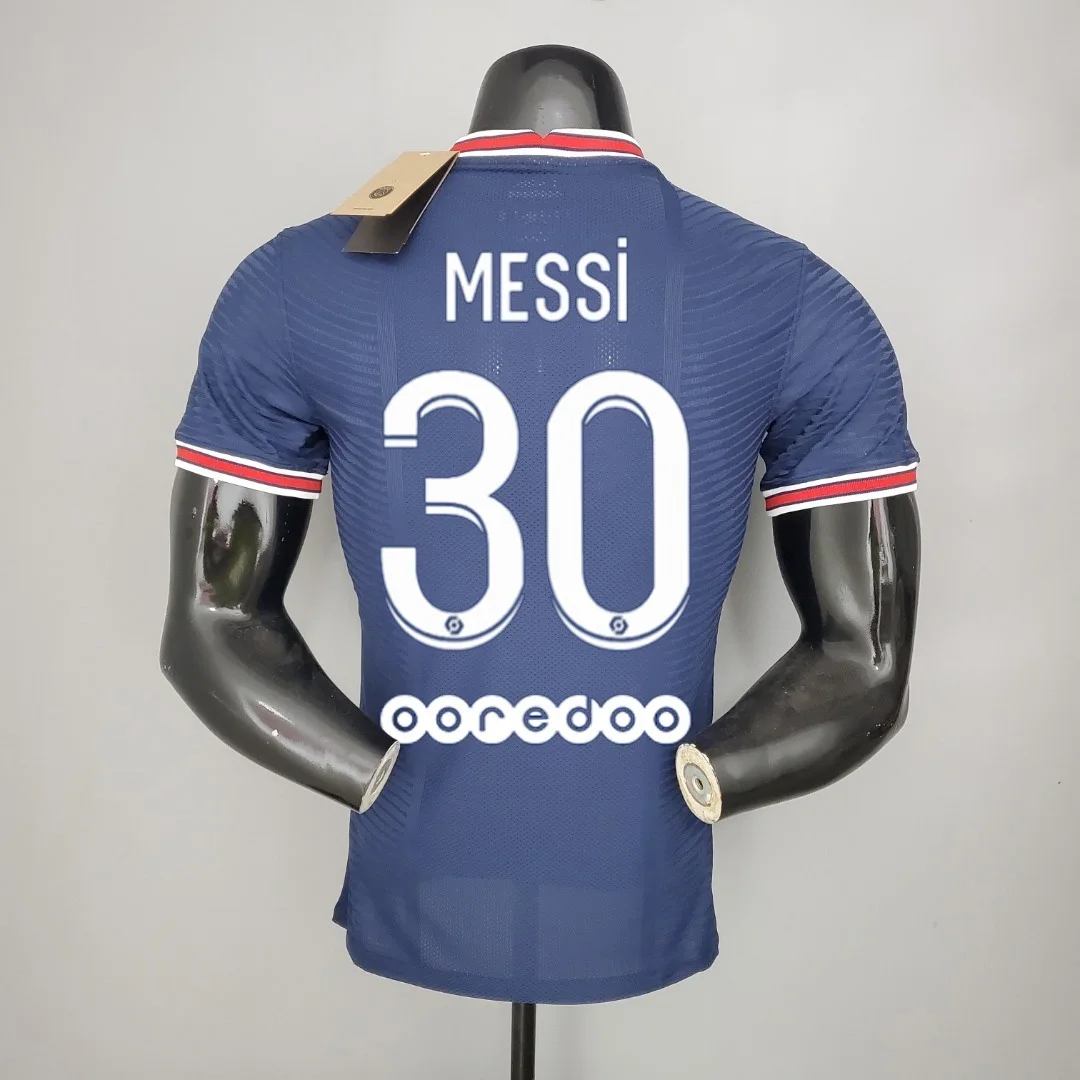 PSG Jersey Custom Home Messi #30 Soccer Jersey 2021/22