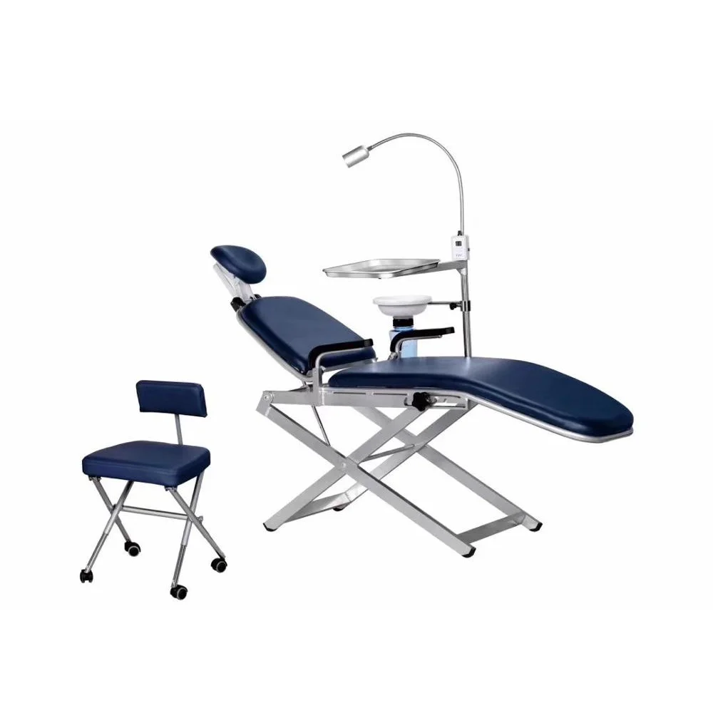 Protable Denspay Dental Chair With Dental Suction And Compressor Ce