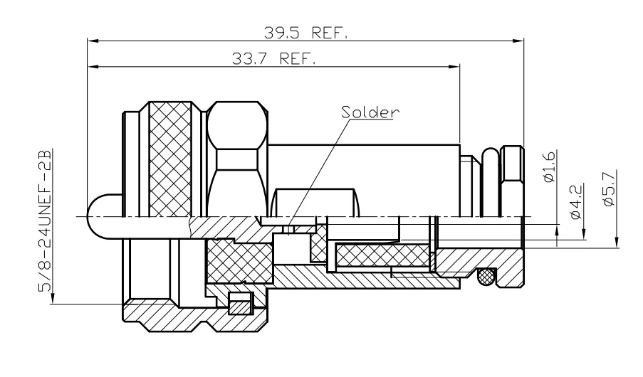 product lwmc manufacturer top efficiency customized silicone rubber uhf coaxial connector uhf male pl259 clamp for mp hyperflex5 cable-5