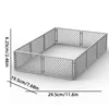 Filet de protection routière 10 pièces + 20 fixations - gris argent