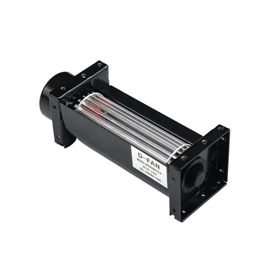 Small AC Cross Flow Fan 12v 24v 300mm DC Tangential Blower air Conditioner Elevator