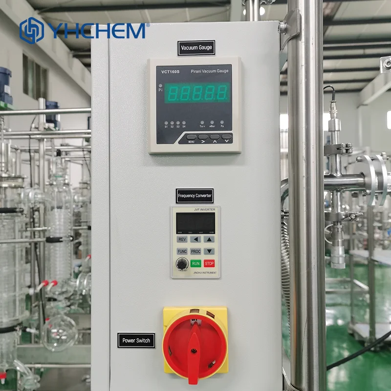 Laboratory use glass thin film evaporator thin film evaporation system ...