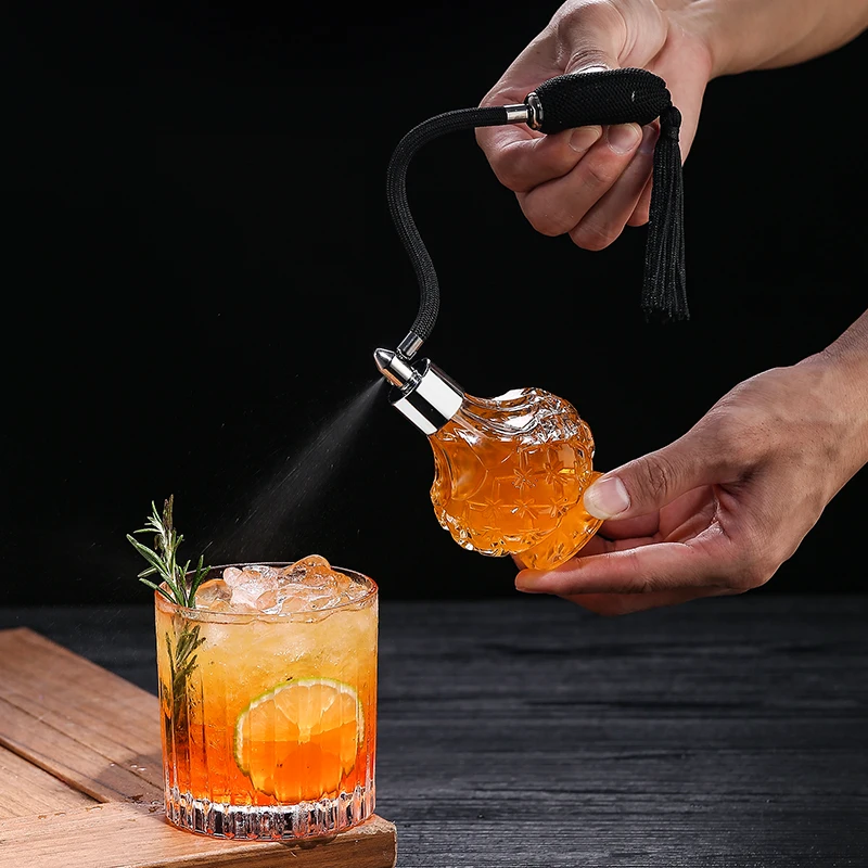 Vintage Style 80ml 100ml Fine Mist Glass Refillable Perfume Bottle