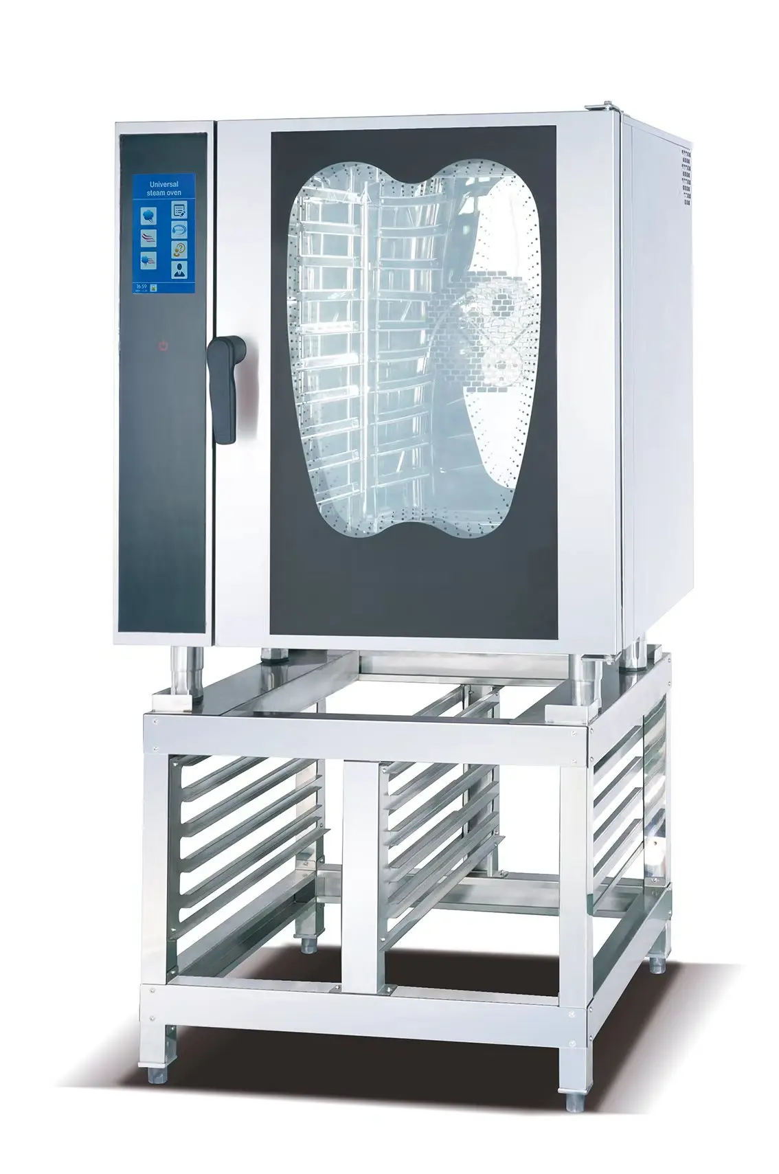 Commercial Combi Oven - Smart Touch Screen Multifunctional Steam & Bake All-in-One Machine for Hotels and Restaurants