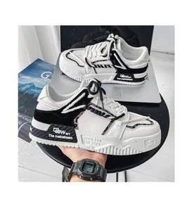Men's Shoes Autumn New Breathable Small White Trend All-match Non-slip Sports Shoes Men's Casual Light Board Shoes
