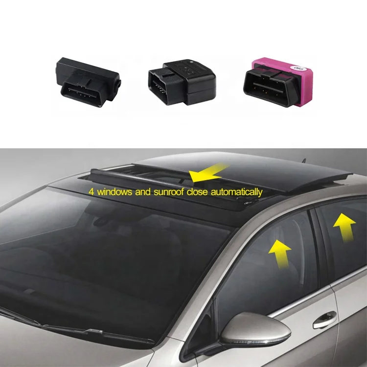 New upgrade automatic OBD socket window closer Intelligent 4 windows ...