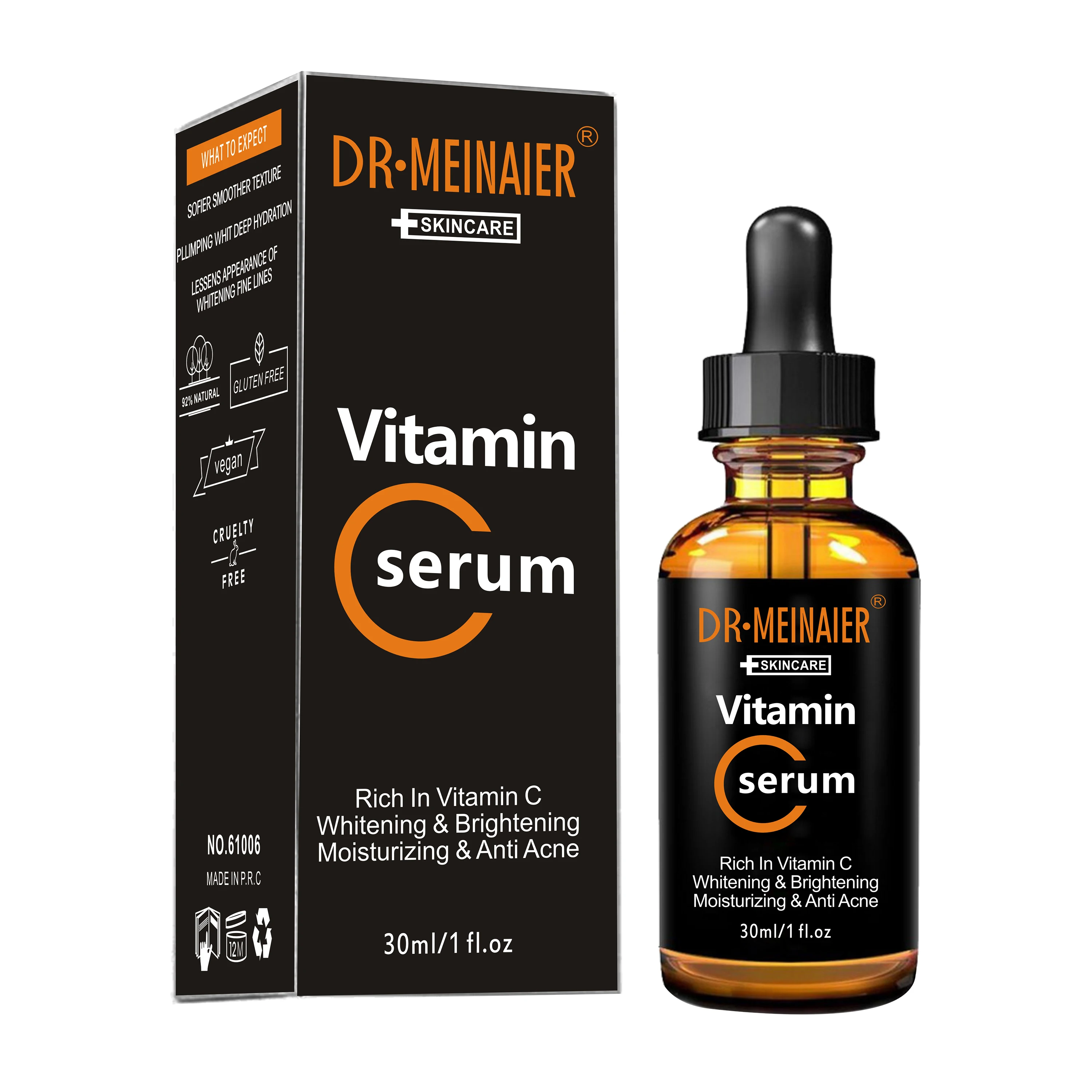 Hot Sale Moisturizing Facial Serum With 20% Vitamin C Hyaluronic 