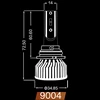 T5C 9004 Hi/Lo 6000K