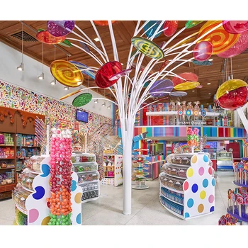 Modern Style Candy Store Displays Interior Design Decorations Candy ...