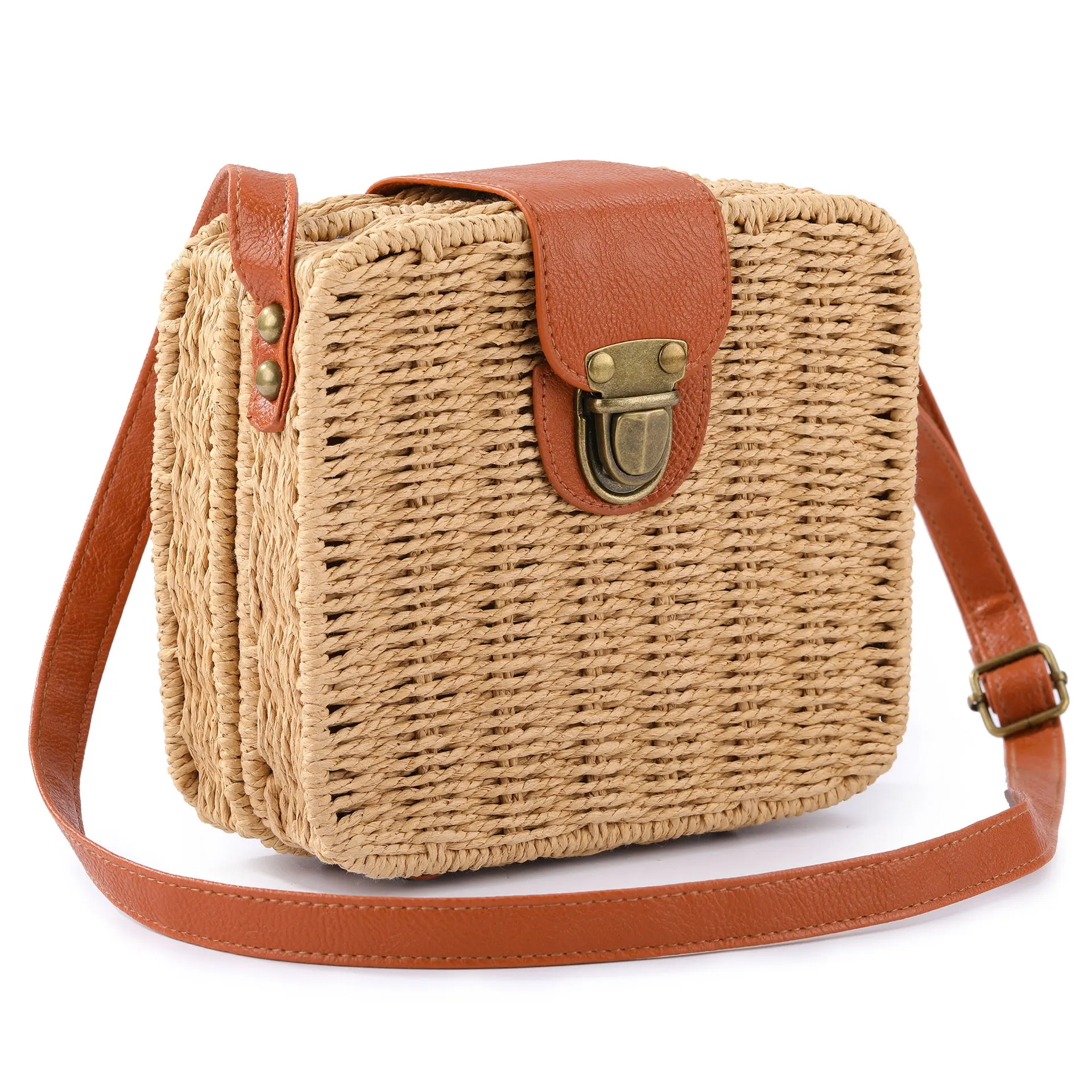 【TREEMINGBIRD】韓国人気★Square String Shoulder Bag TREEMINGBIRD] Square String Shoulder Bag [ Black ] 正規品