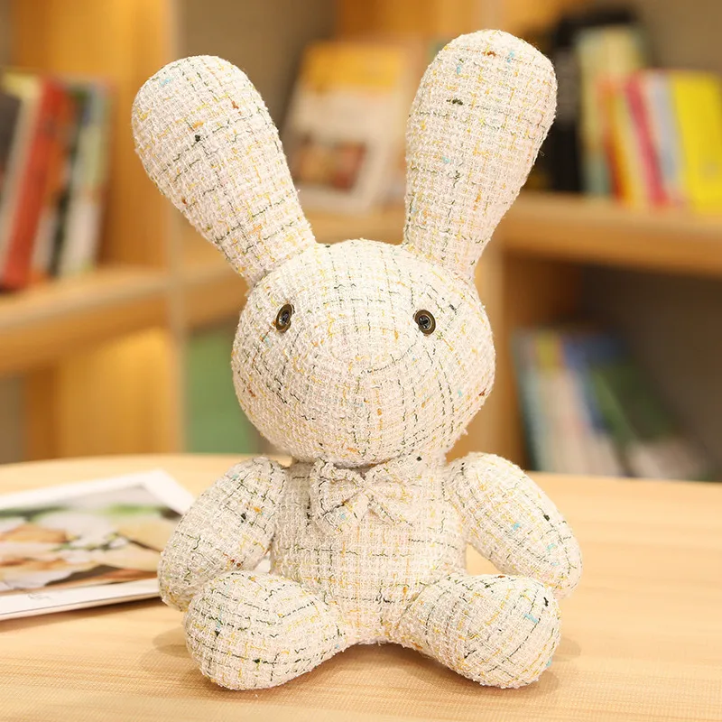 New 38cmCute Diamond Inlaid Rabbit Plush Toys Bunny DIY Doll Ornament  Creative Gifts Accompany Xmas Birthday Toys For Children - AliExpress