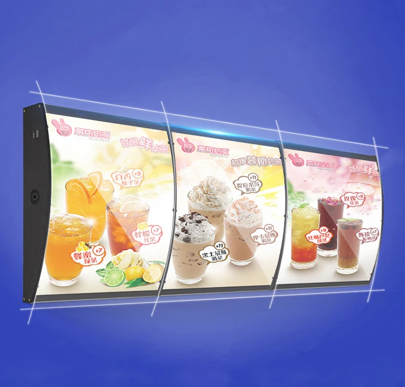 LED Menu Board - Illuminate Your Fast Food Cafe Display