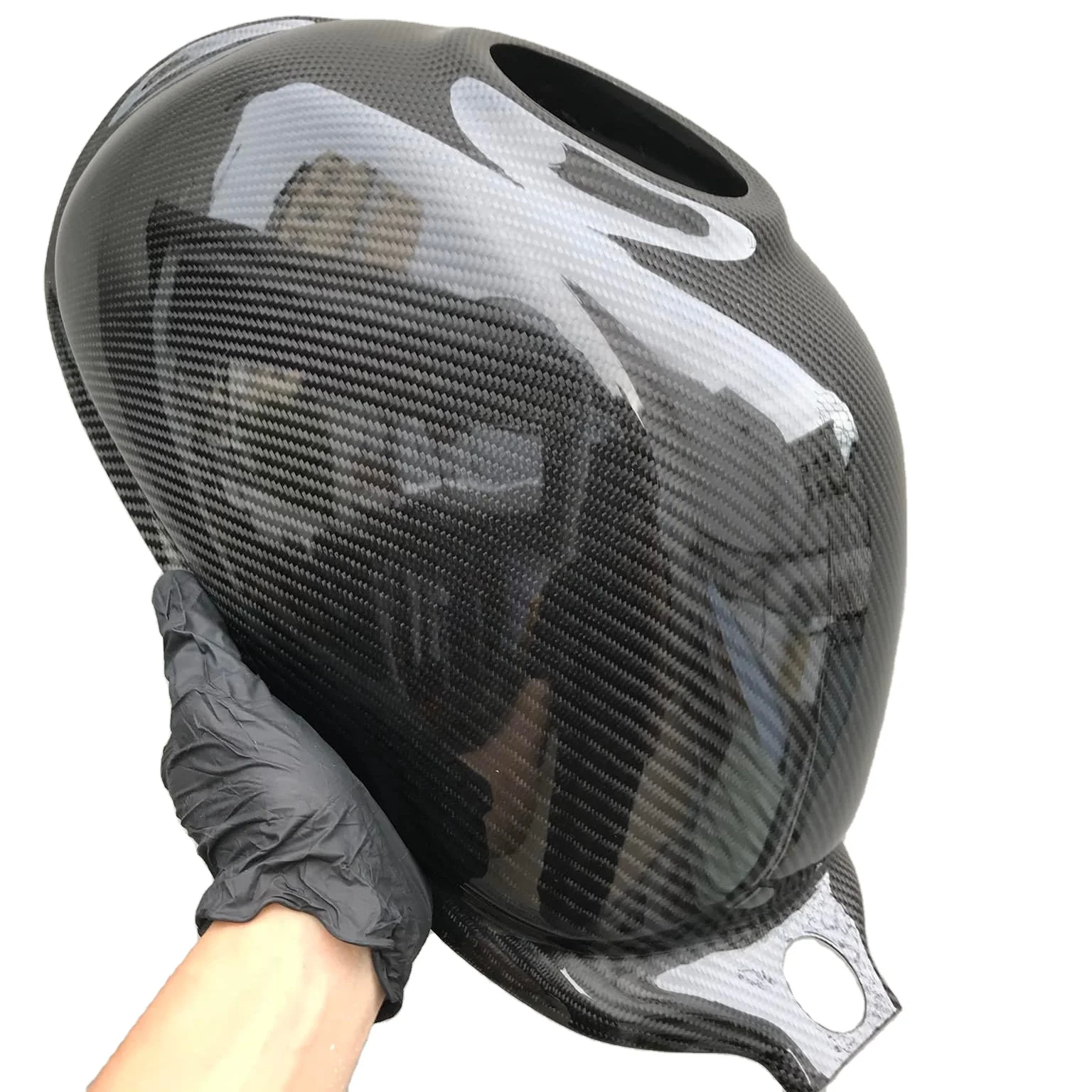 Custom Made Carbon Fiber Black Welding Hood Helmet Buy Carbon Fiber