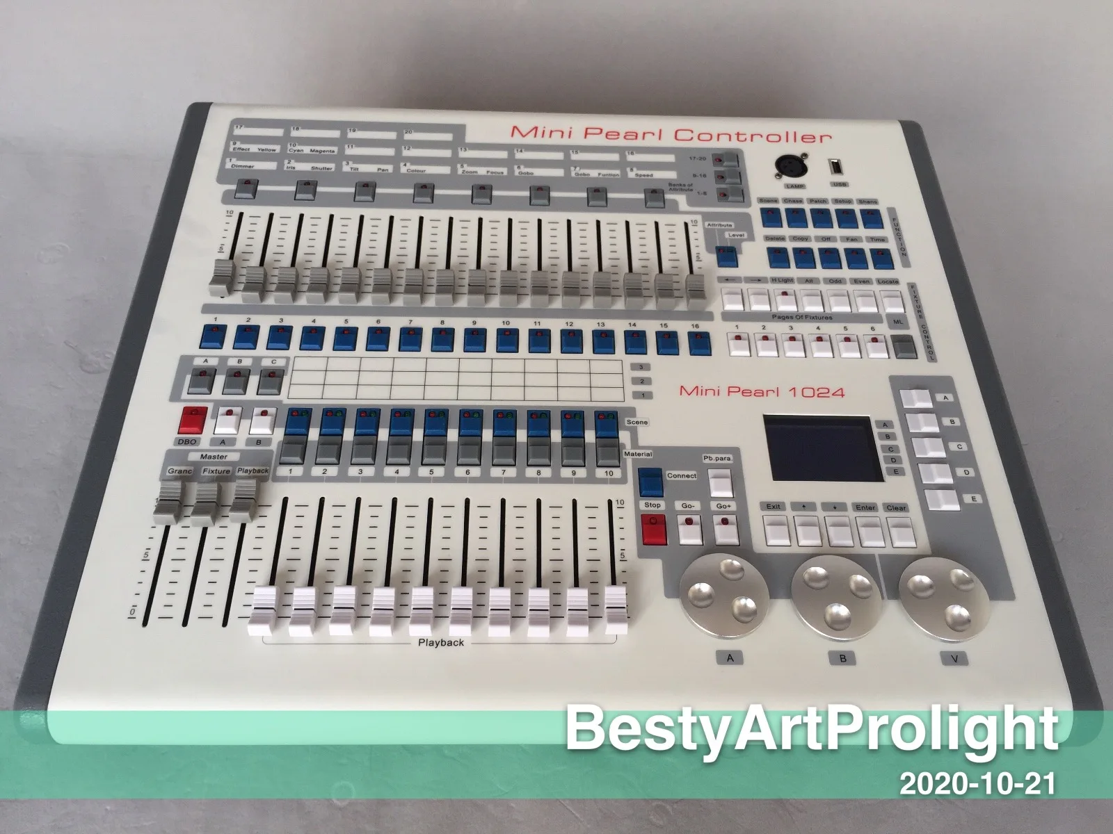 Minipearl 1024 Dmx 512 Lighting Console Controller & Flight Case - Oem