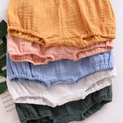 Лидер продаж, детские шаровары, детские штаны для хлеба для мальчиков и девочек, хлопковые и льняные большие штаны из ПП