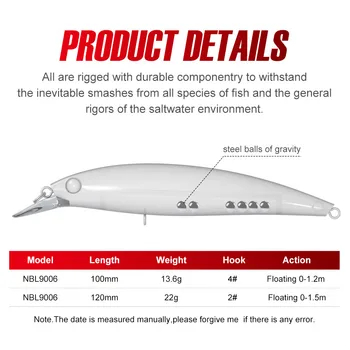 CHEERY New Arrival Hot Sell 100mm 13.6g Silicone Artificial Hard Fishing Lure Minnow for Marlin & Pike Sea Fishing – Soft Lure – view 5