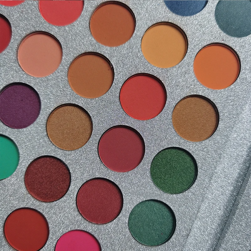 63 color foldable eyeshadow private custom logo makeup eyeshadow palette