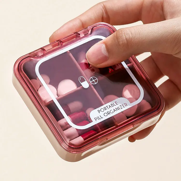 Essential Household Equipment Cute Portable Pill Sorter Reminder Medicine  Box Portable Pocket Pill Box Dispenser - Buy Medicine Box Portable Pocket  Pill Box Dispenser,Cute Portable Pill Sorter Reminder,Waterproof Portable  Daily Small Pill