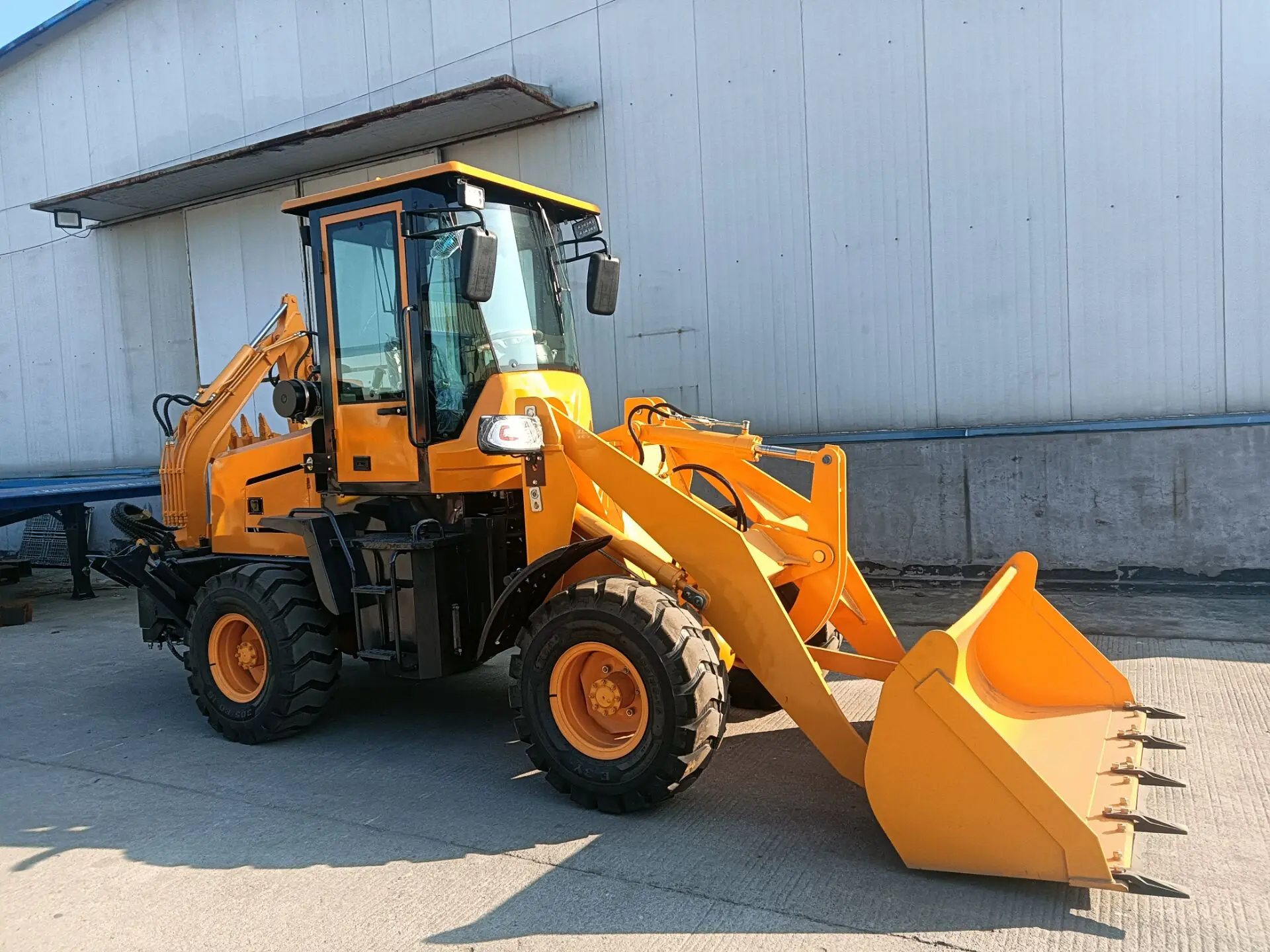 Kubota Engine 4x4 Small Backhoe Loader For Sale Front Wheel Loader