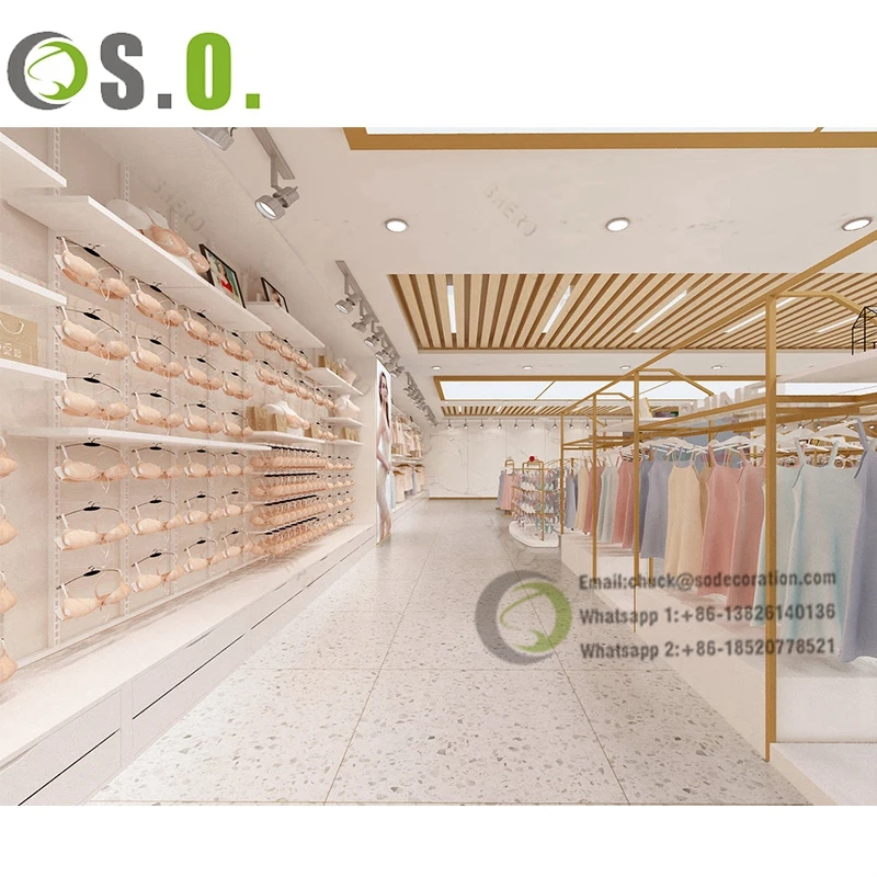 Chine Usine Vente au détail Magasin de sous-vêtements Décoration Lingerie  Présentoir Soutien-gorge Présentoir Magasin de lingerie Meubles d'affichage