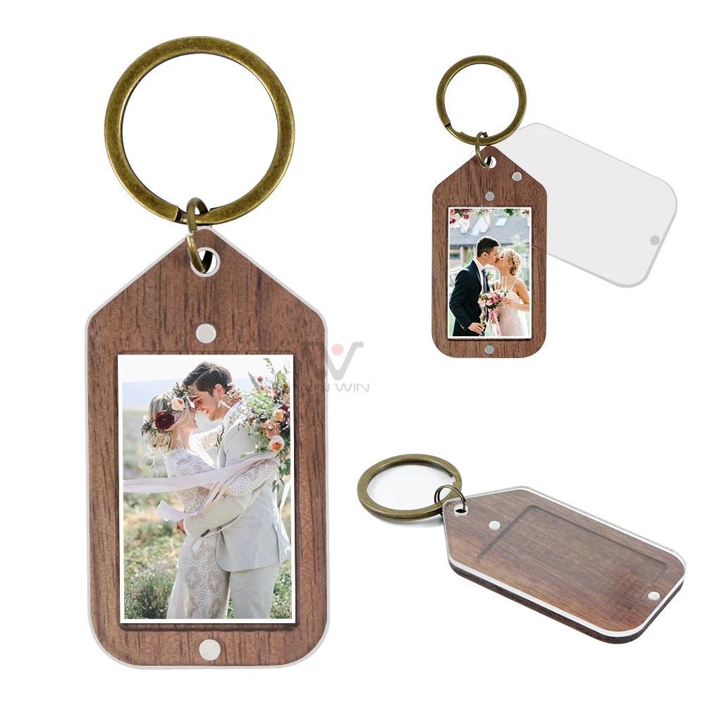 Custom Blank Wooden Keychain