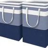 Rayas azules y blancas