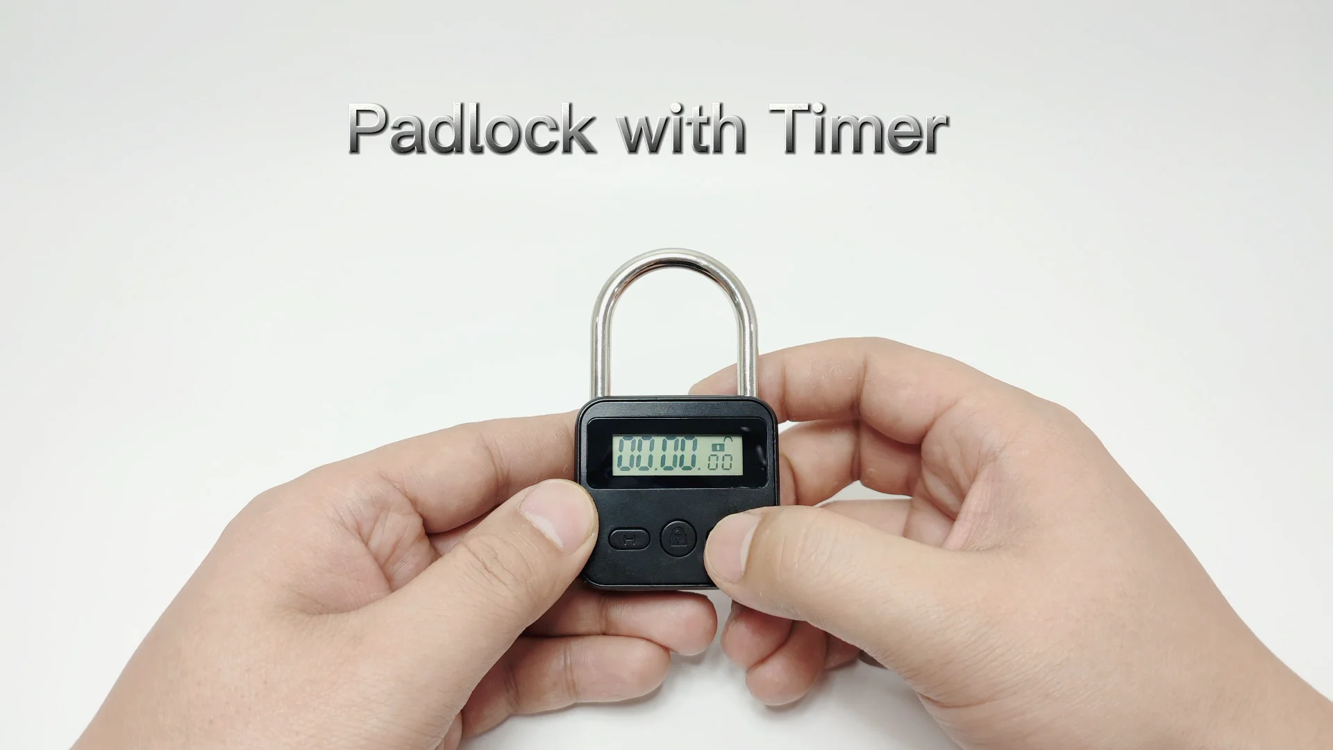 New Metal Time Lock Zinc Alloy 45mm Strong Timer Alarming Padlock With