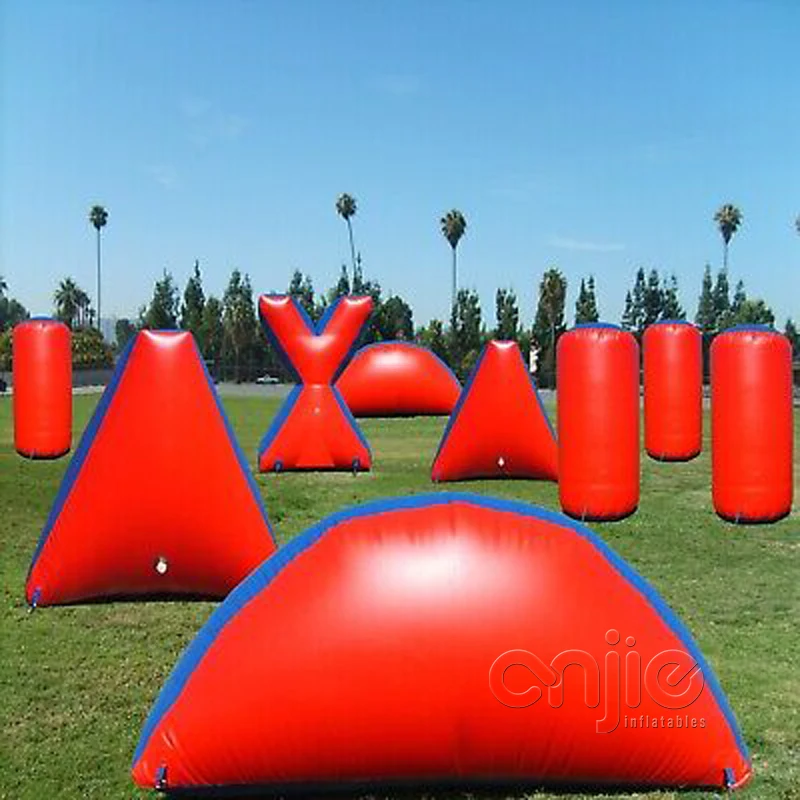 Inflatable Paintball Arena - Interactive CS Obstacle Game