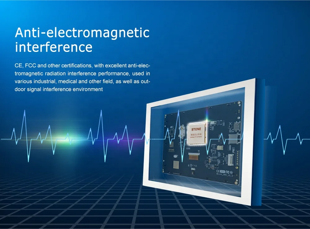 STONE 7 Inch Serial Port Instruction Command Screen LCD Modules TFT Display HMI screen Touch Screen Smart Intelligent