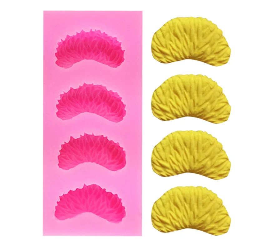 5pcs Fruits Moule Silicone Fondant Moules à Gelée En Forme De Fruits, 3d Mini Ananas Fraise Orange Myrtille Mûre Moule à Fruits En Silicone Pour La Décoration De Cupcakes Bonbons Chocolat