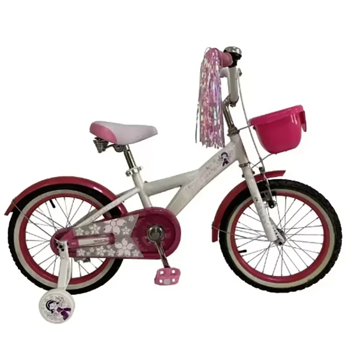 Classic Large 12/16/20 Inch Single Speed Bicycle for Children with Front Light Pedal Training Wheels and Steel Fork