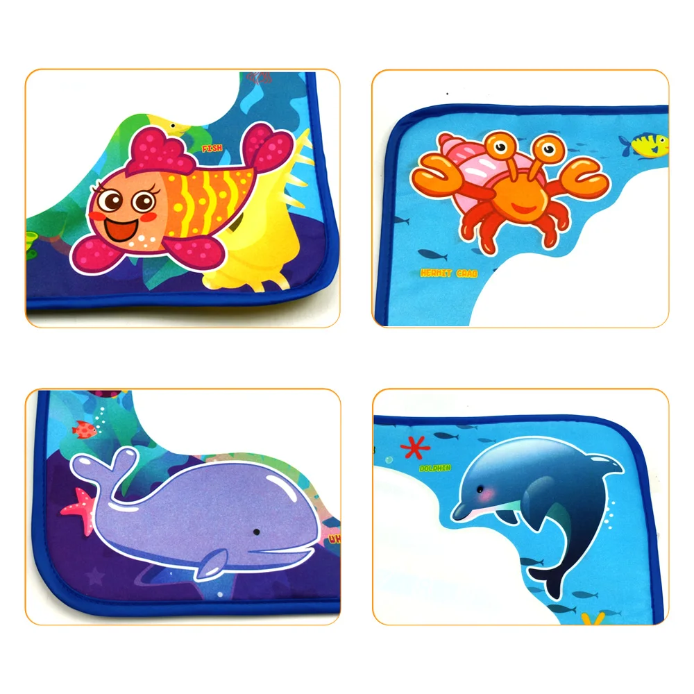 Обучающие игрушки, Лучшие водные Волшебные коврики для рисования водой, без беспорядка для малышей с ручкой и руководством