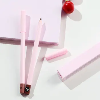 Custom logo Vegan creamy 24 colors lip liners private label lipliner pencil pink lip liner pencil lip liner pen