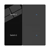 2gang LED Screen switch-Grey