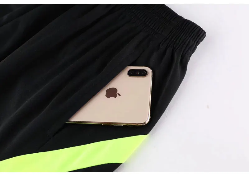 Men Referee Jersey Custom Wholesale Soccer Jersey Set Football Shirt Training Uniform Kit Card Pockets 100% Polyester Blank