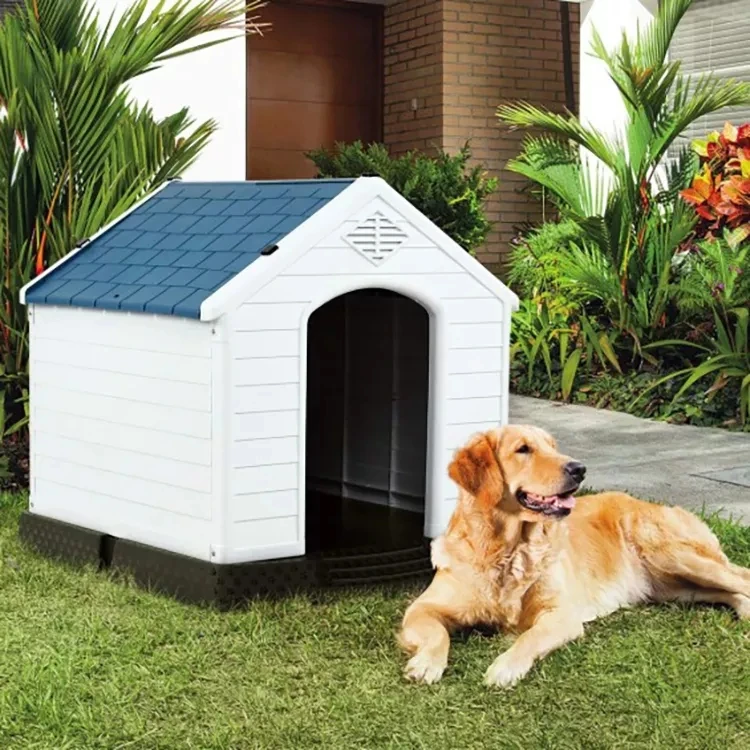 Waterproof Ventilate Pet Kennel All Weather Dog House Puppy Shelter ...