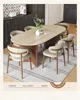 Solid wood dining table