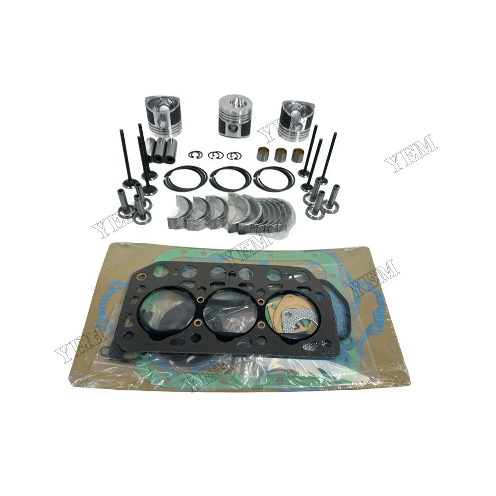 Engine Rebuilding Kit With Full Gasket Set Cylinder Piston Rings Bearing Valves for Mitsubishi K3E Engine Replacement Parts 5