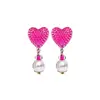 Pink earrings