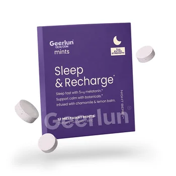 OEM Sleeping Supplements Promoting Deep Sleep and Recharge Chewable Tablets Melationin Mints Candy