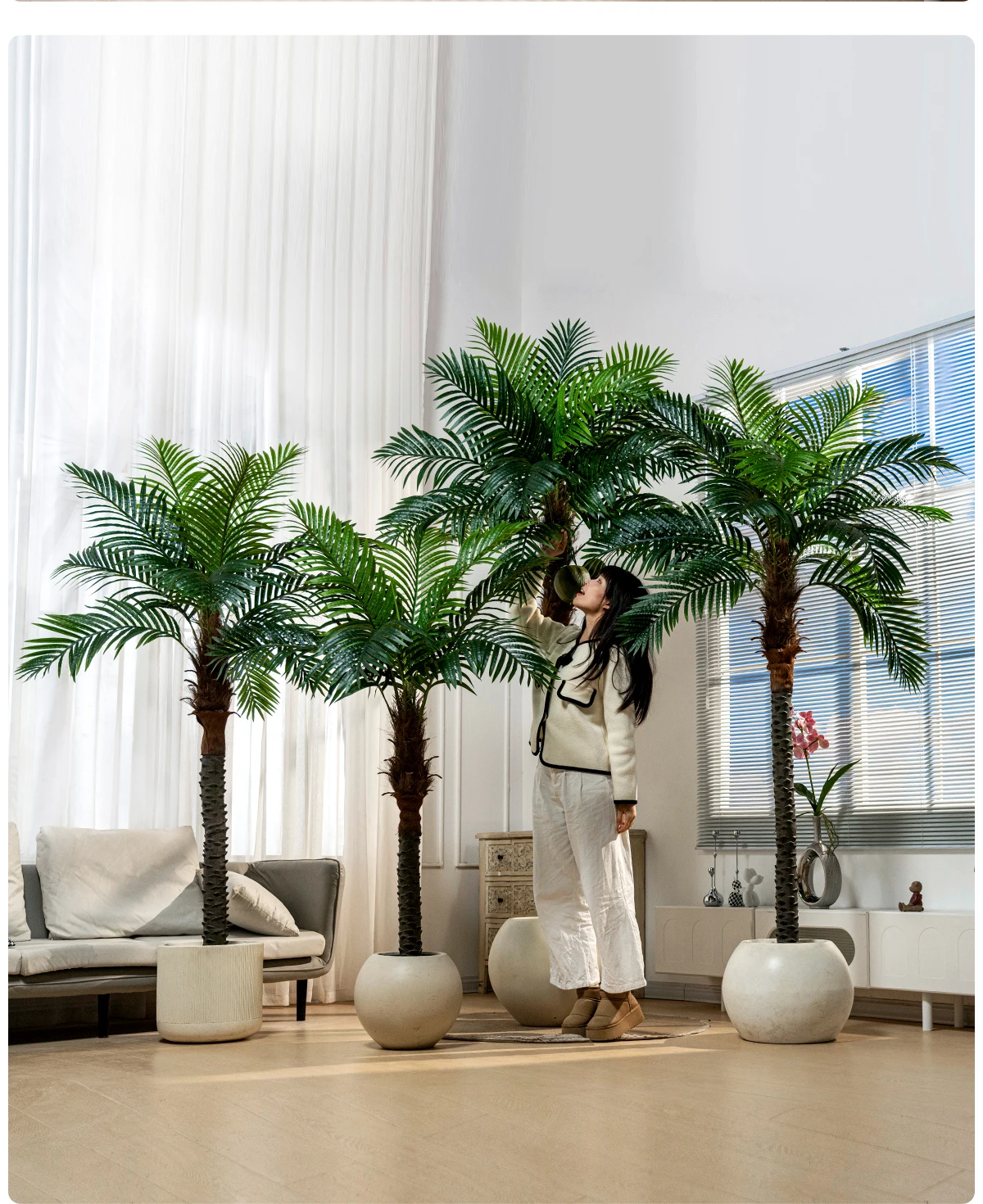  hotel decorative plants faux material-17