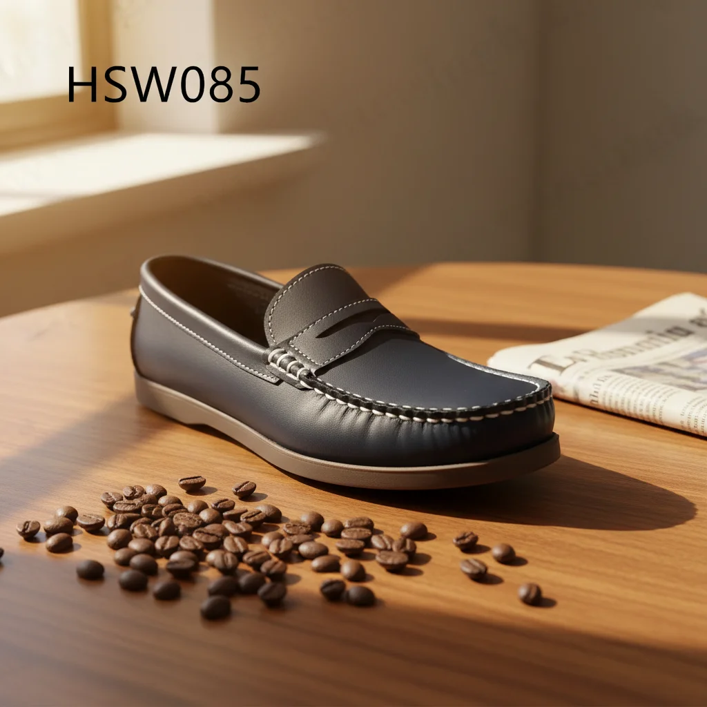 YWX,Daily Wear No Feet Fatigue Mask-style Boat Shoes for Spain Weekend Outing Extra Wide Anti-odor Casual Loafers Shoes HSW085