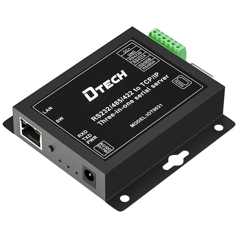 rs232/422/485 to tcp ip three-in-one serial port server rs485 to ethernet converter modbus rtu to modbus tcp serial to ethernet