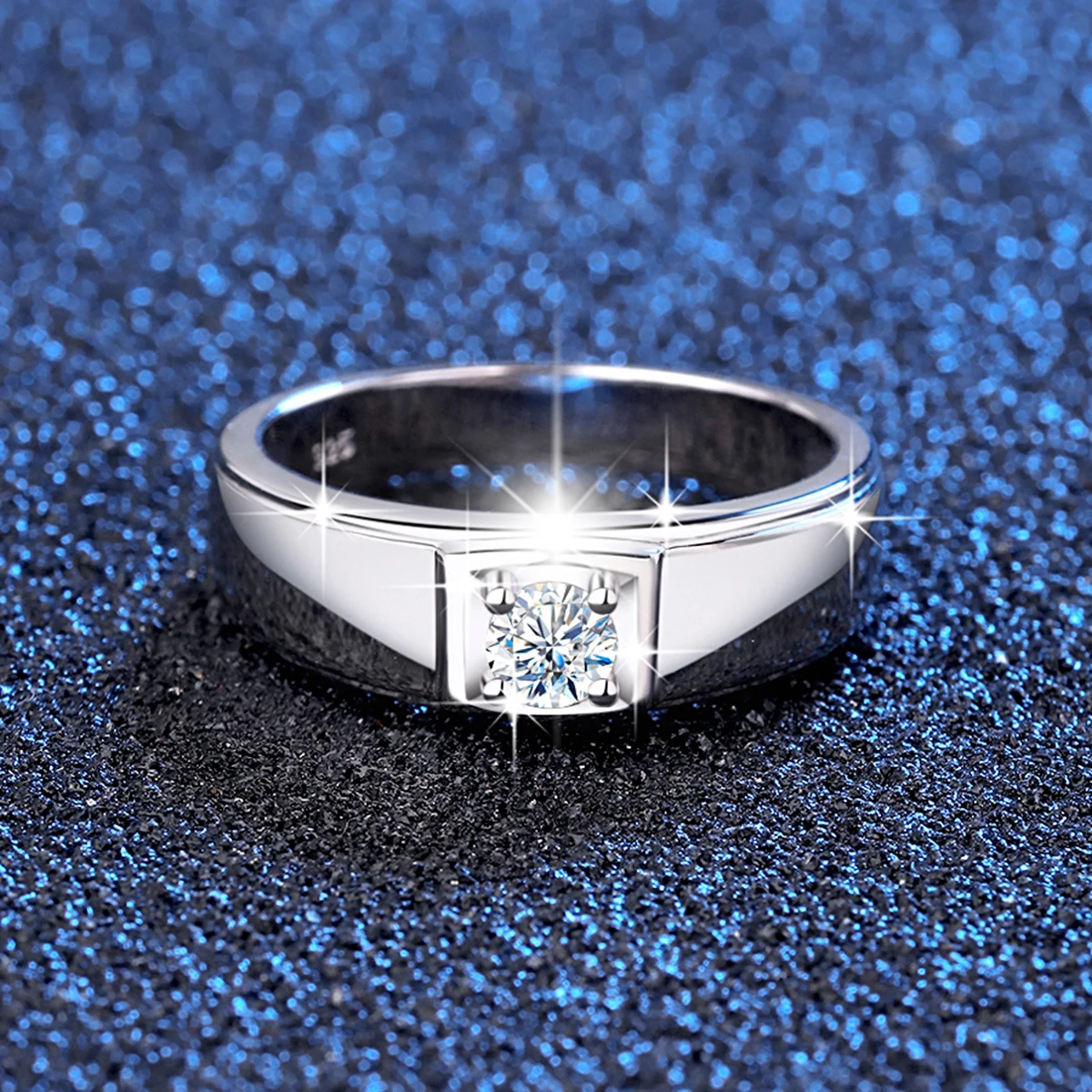 Supplier Silver 925 0.3ct Custom Wedding Engagement Ring Jewelry 