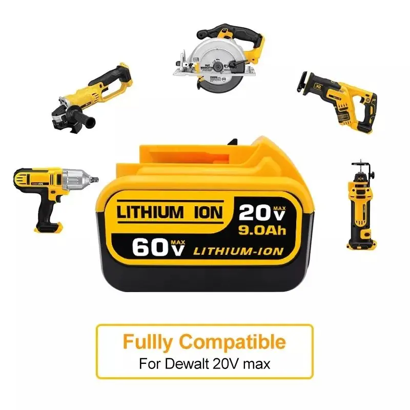 DEWALT FLEXVOLT DCB606 20V/60V MAX 6.0Ah Lithium-Ion Battery - Compatible Tool Power 5 thumbnail image