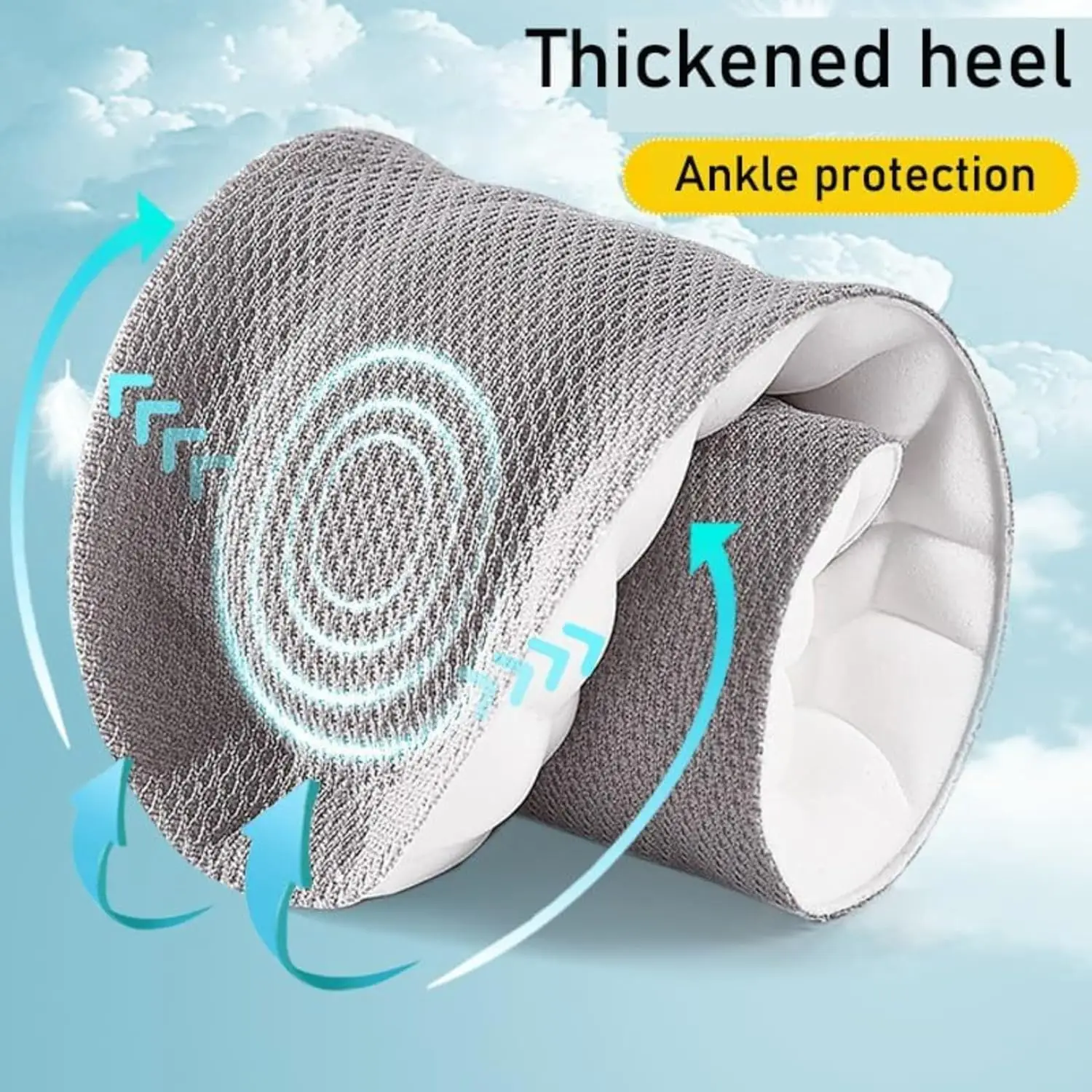 VGEBY Semelles Orthopédiques Mousse à Mémoire pour Pieds Plats - Santé - Mieux vivre