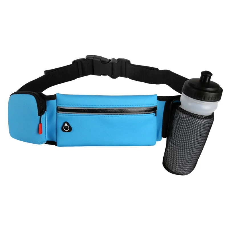 Running Belt Waist Pack Waist Bag Water Bottle Holder Sports Fitness Phone Pouch 