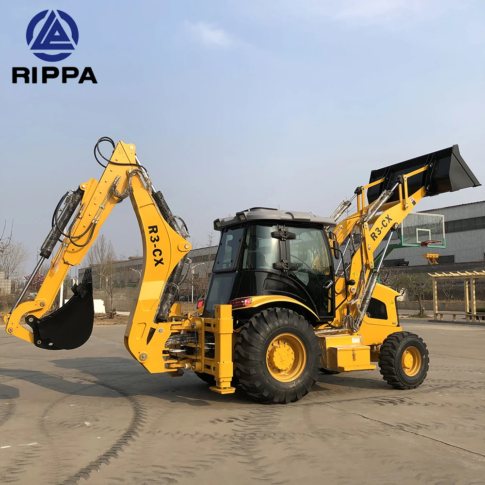 Free Shipping Backhoe Excavator Loader Tractor New Retroexcavadora Jcb Mini Backhoe Loader 4x4 Wheel/Backhoe Loader