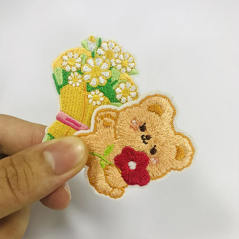 Embroidered Animal Shape Patches Tiger, Elephant, Panda, Owl Cute Patches Suitable for Children's Clothing
